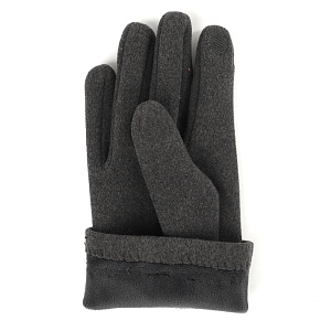 Перчатки мужские текстильные, тёмно-серые