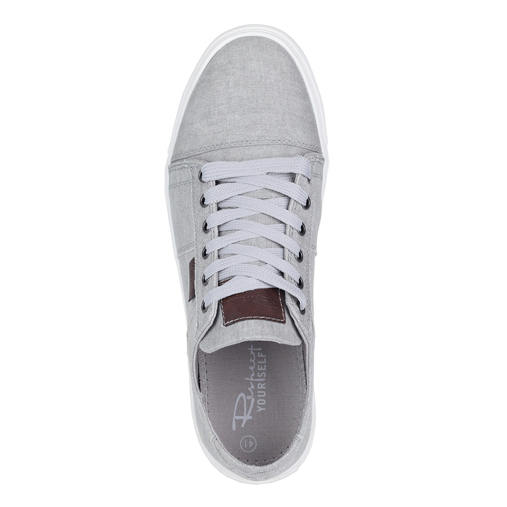 Серые кеды из текстиля Respect