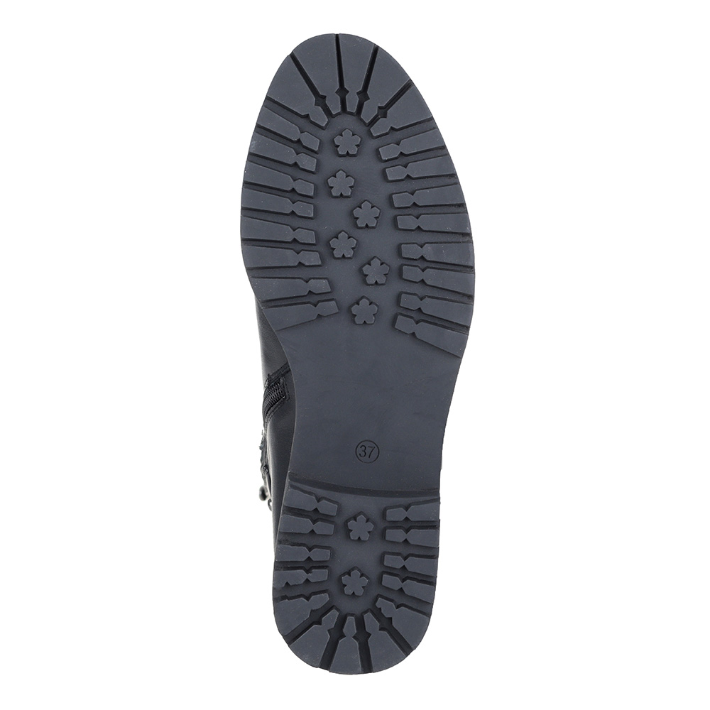 Черные кожаные сапоги Respect