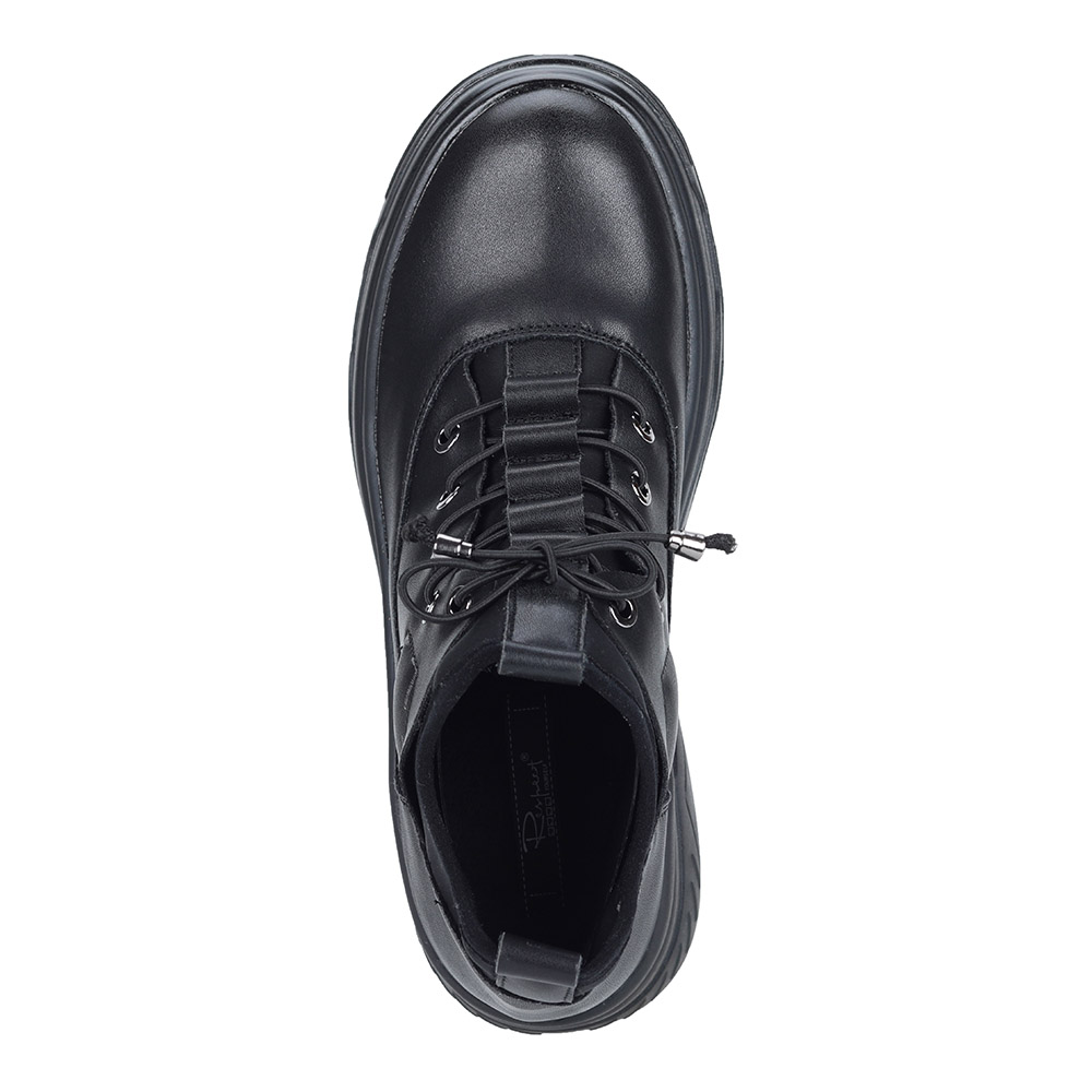 Черные комбинированные ботинки Respect