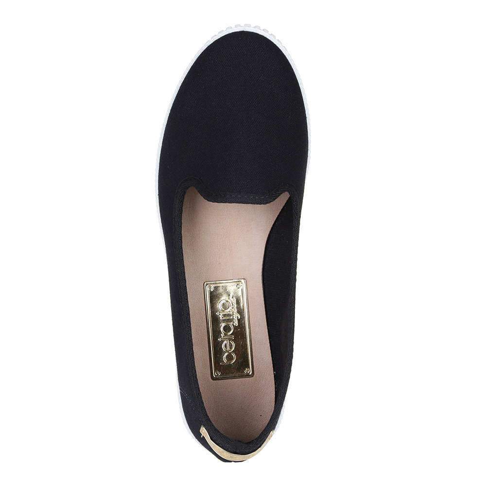 Черные слиперы в спортивном стиле Respect