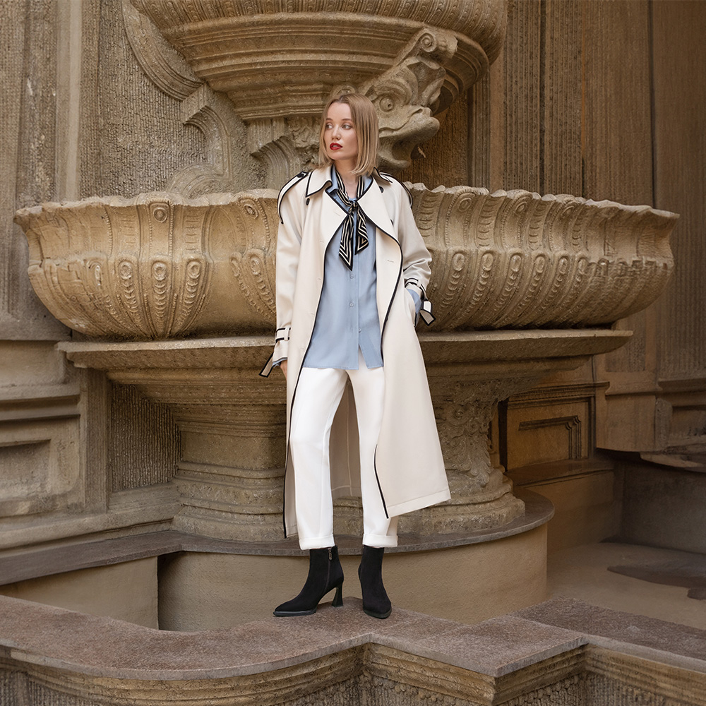 Фиолетовые ботильоны из натурального велюра RESPECT PREMIUM