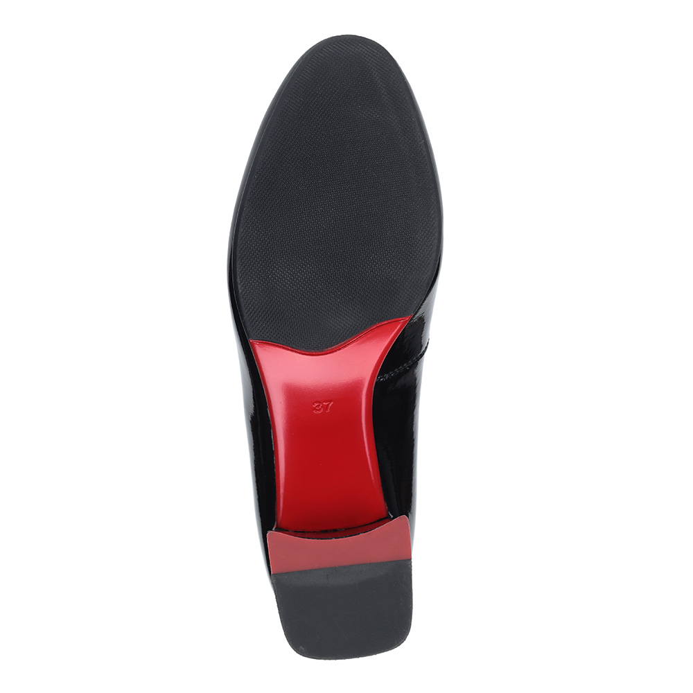 Черные лакированные туфли Respect