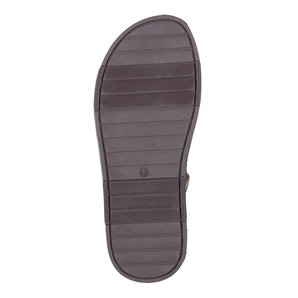 Коричневые кожаные сандалии Respect