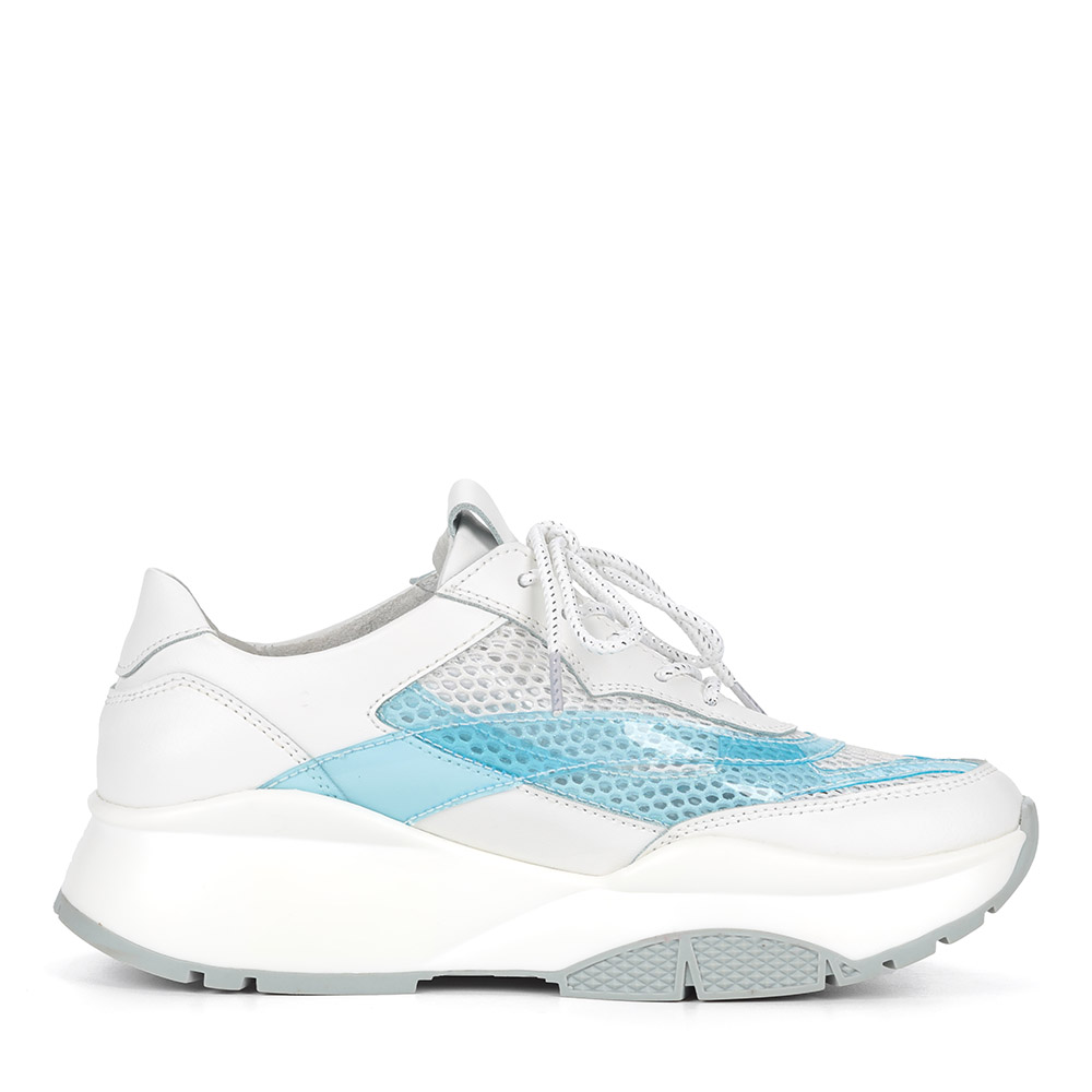 Комбинированные кроссовки с декором Respect