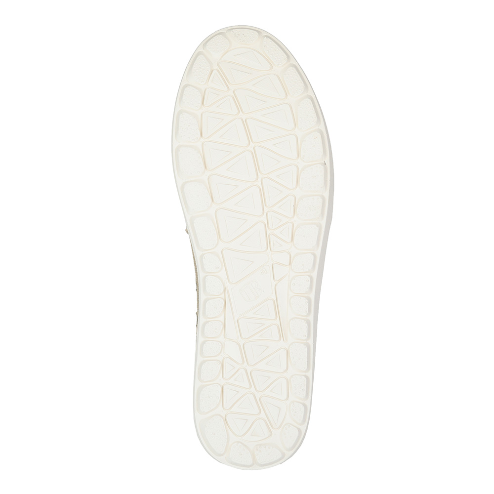 Бежевые слипоны из текстиля Respect