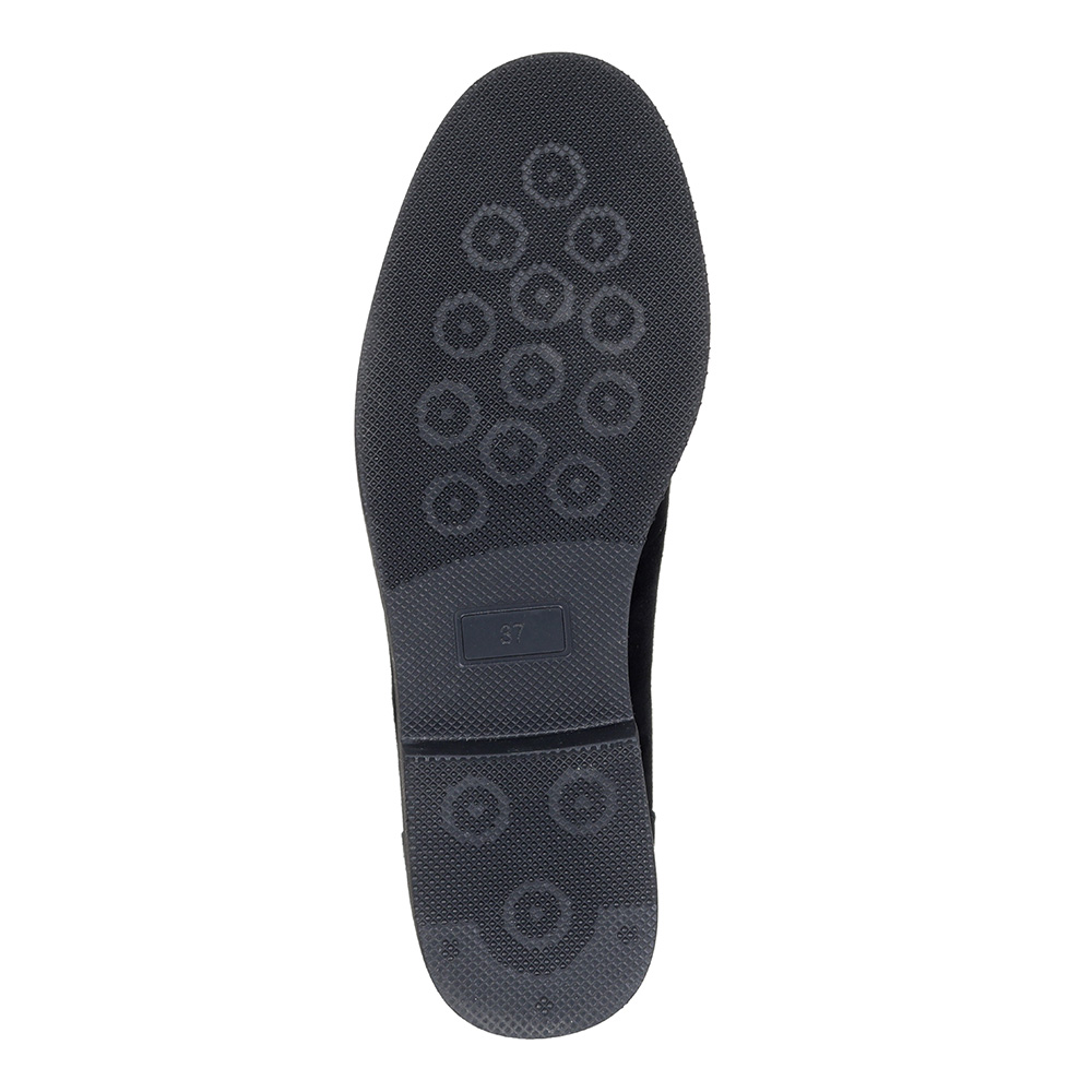 Черные туфли с плоским бантом Respect