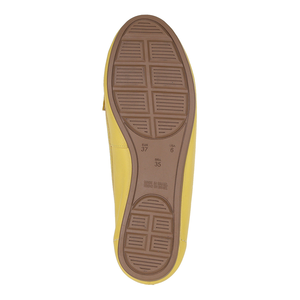 Классические мокасины в желтом цвете Respect