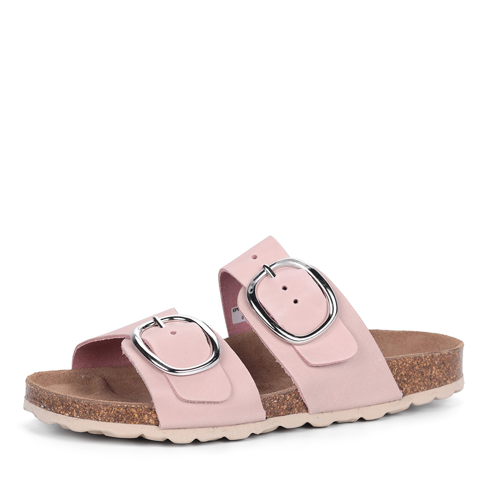 Комфортные шлепанцы с пряжками Respect