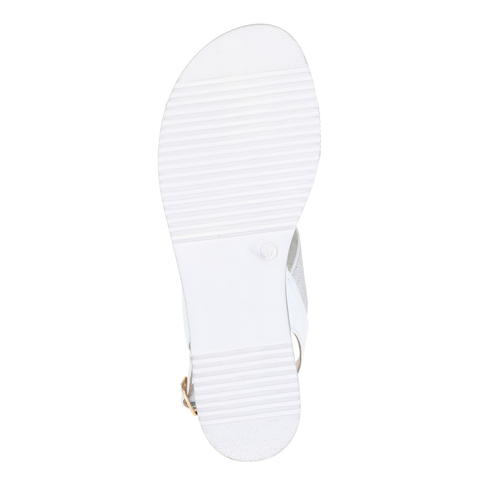 Белые кожаные сандалии Respect