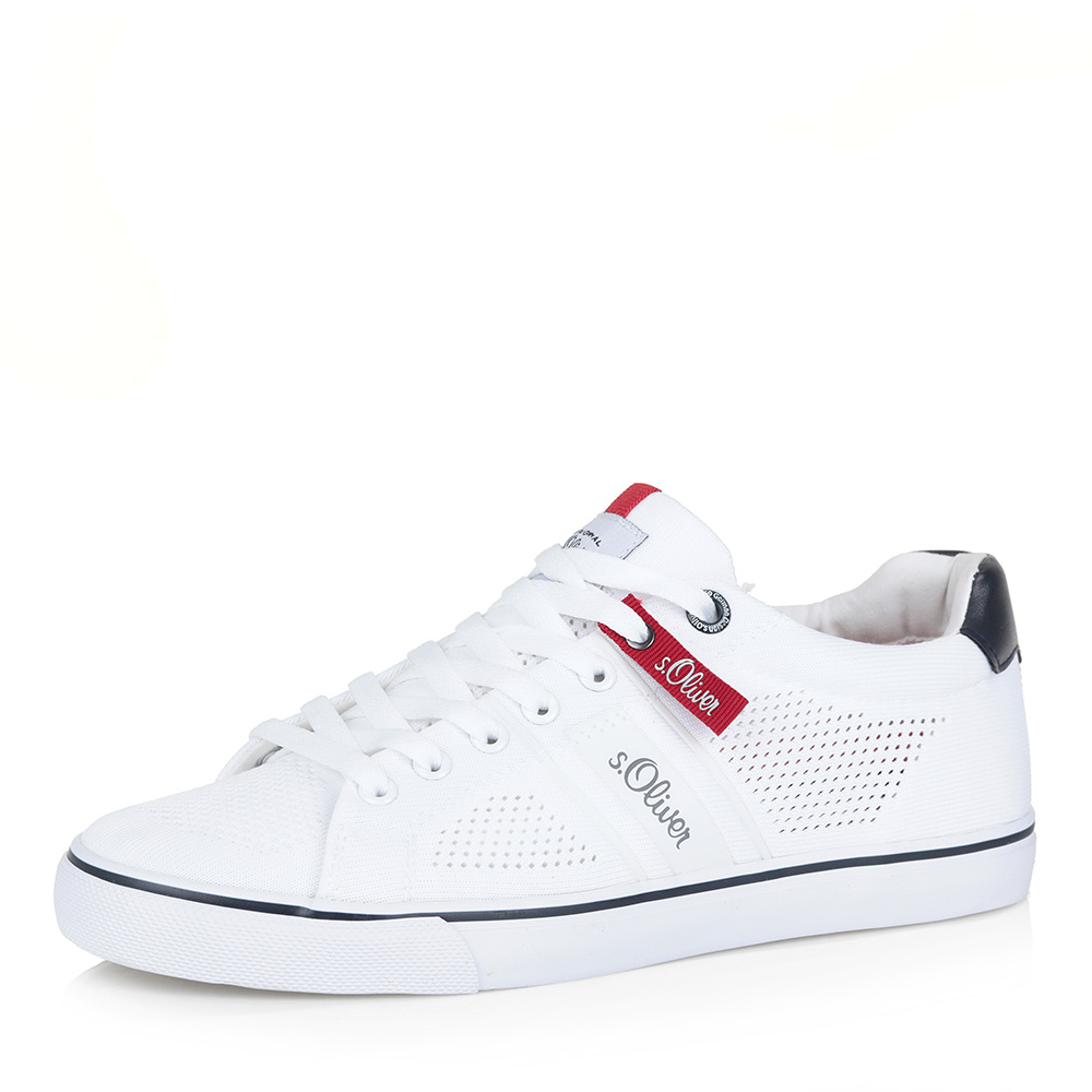Белые кеды из текстиля S.Oliver