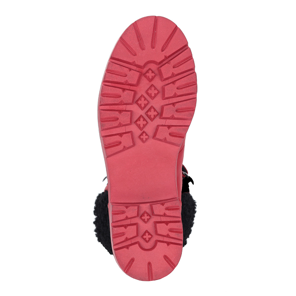 Черные кожаные ботинки на шерсти Respect