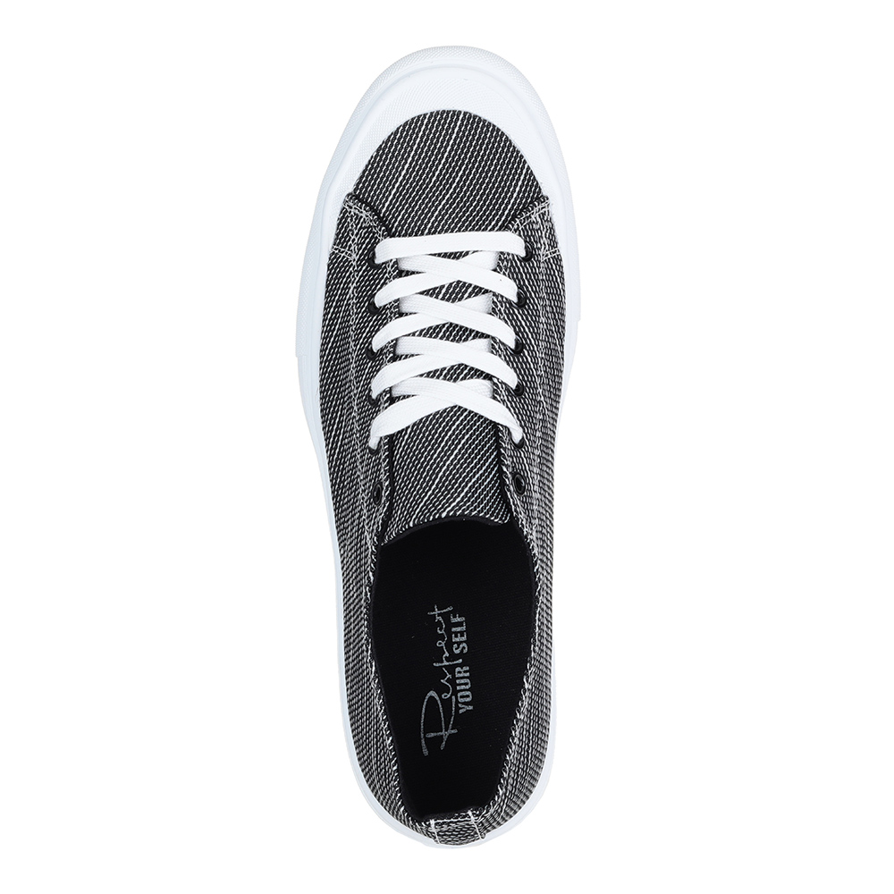 Черные текстильные кеды Respect