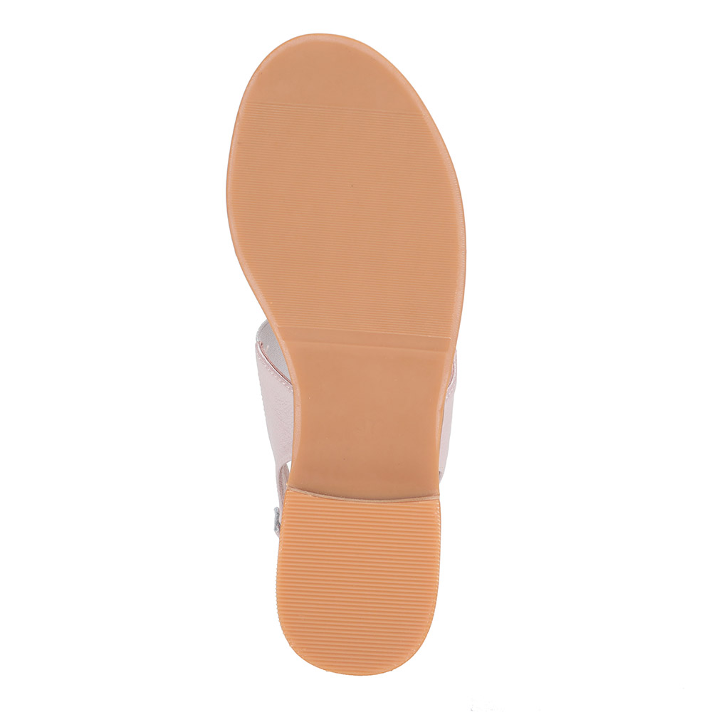 Розовые сандалии с металлическим блеском Respect