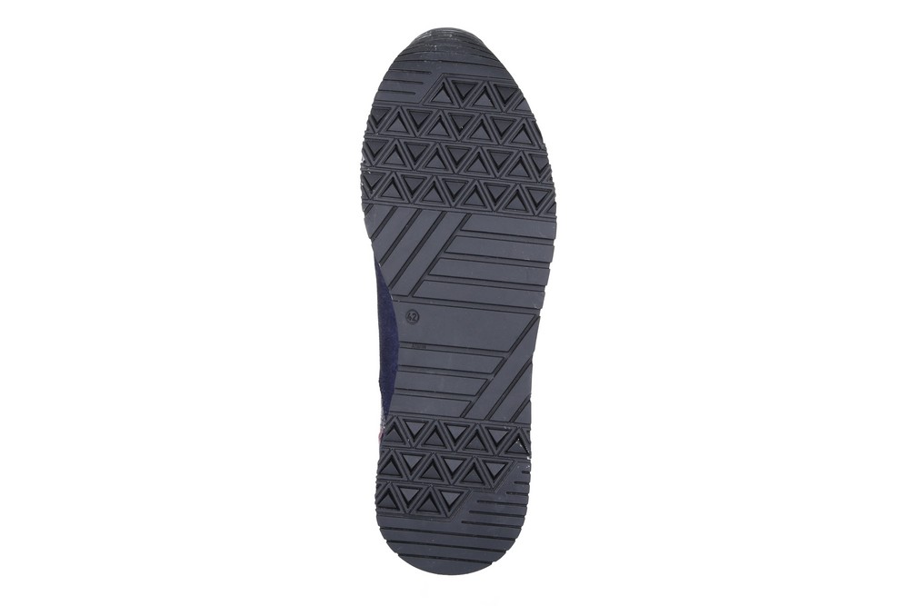 Комбинированные кроссовки из текстиля и кожи Rieker