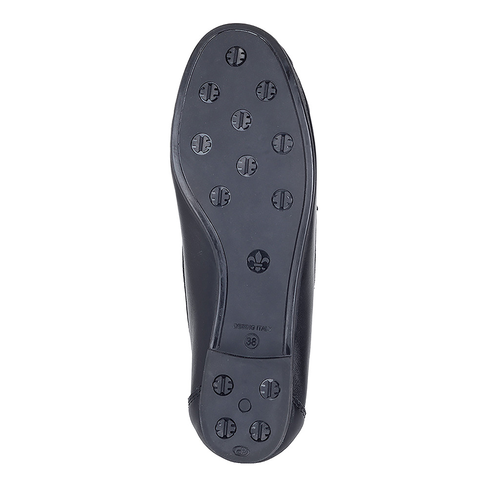 Черные мокасины из гладкой кожи Respect