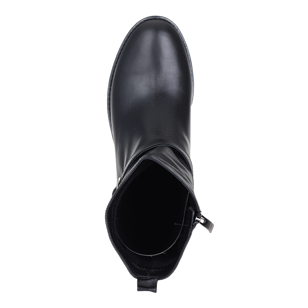 Полусапоги с ремнем в черном цвете Rieker