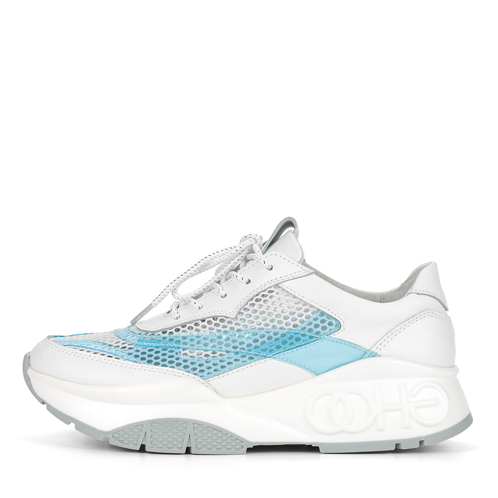 Комбинированные кроссовки с декором Respect