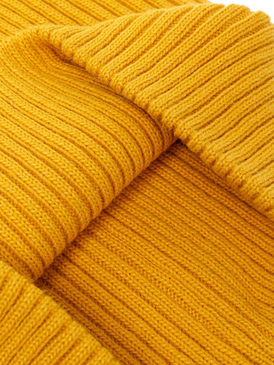 Шапка-бини мужская жёлтая Respect