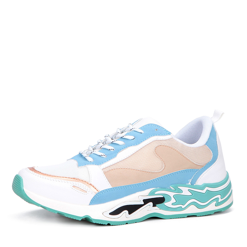 Голубые комбинированные кроссовки Respect