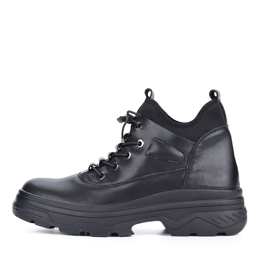 Черные комбинированные ботинки Respect