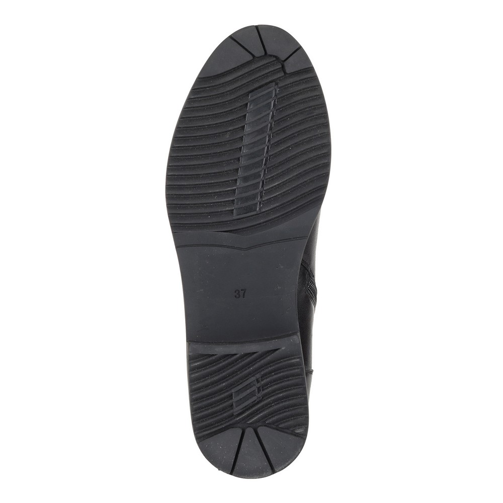 Высокие черные ботинки без шнуровки Respect