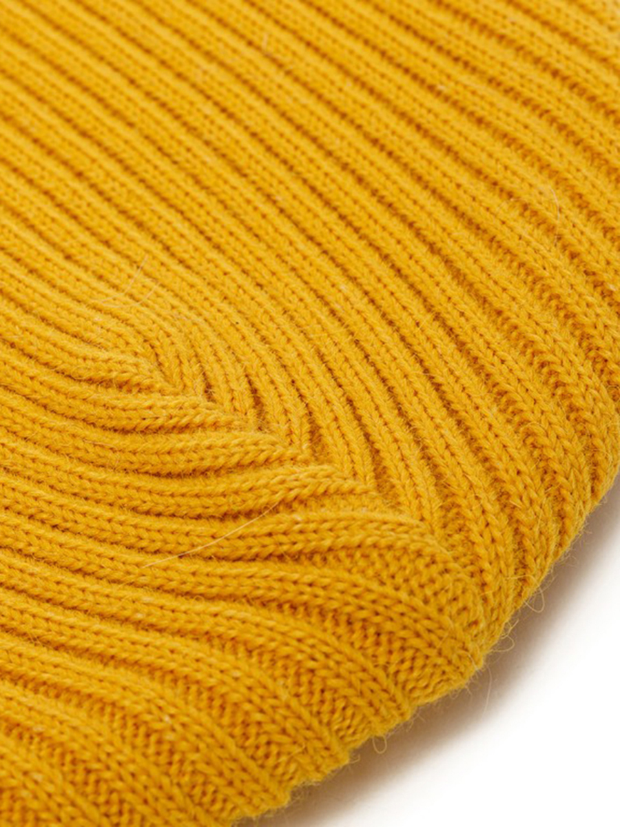 Шапка-бини мужская жёлтая Respect