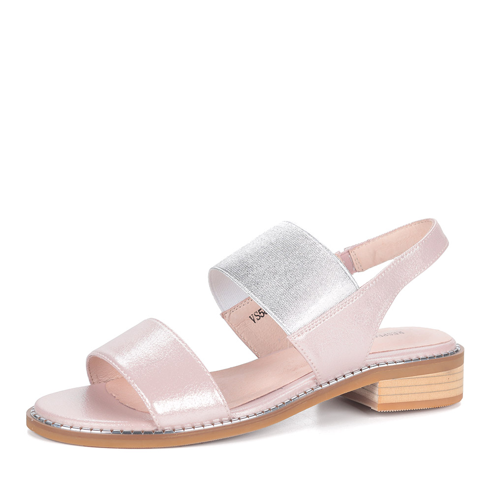 Розовые сандалии с металлическим блеском Respect