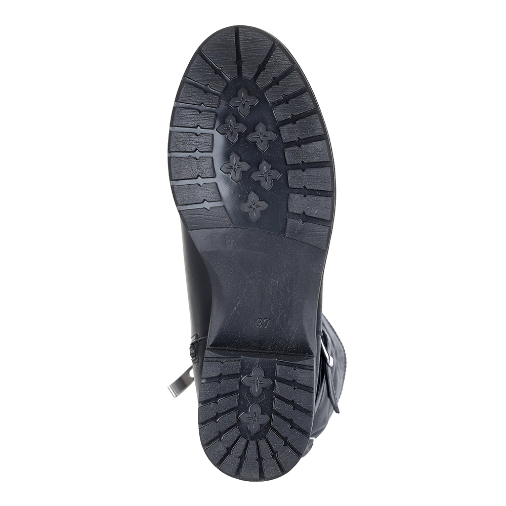 Полусапоги с ремнем в черном цвете Rieker