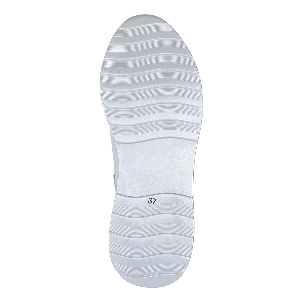 Серые кожаные кроссовки Respect