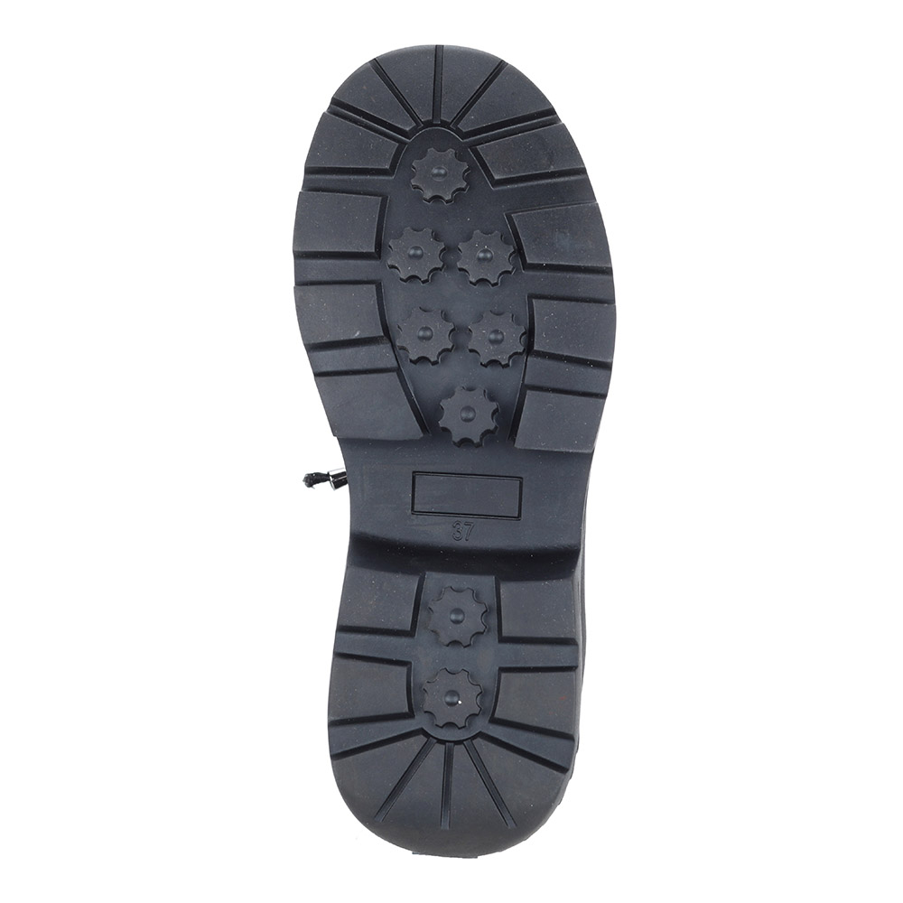 Черные комбинированные ботинки Respect