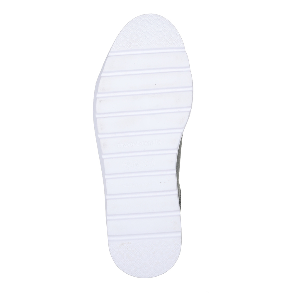 Темно-зеленые кеды с принтованной пяткой Respect