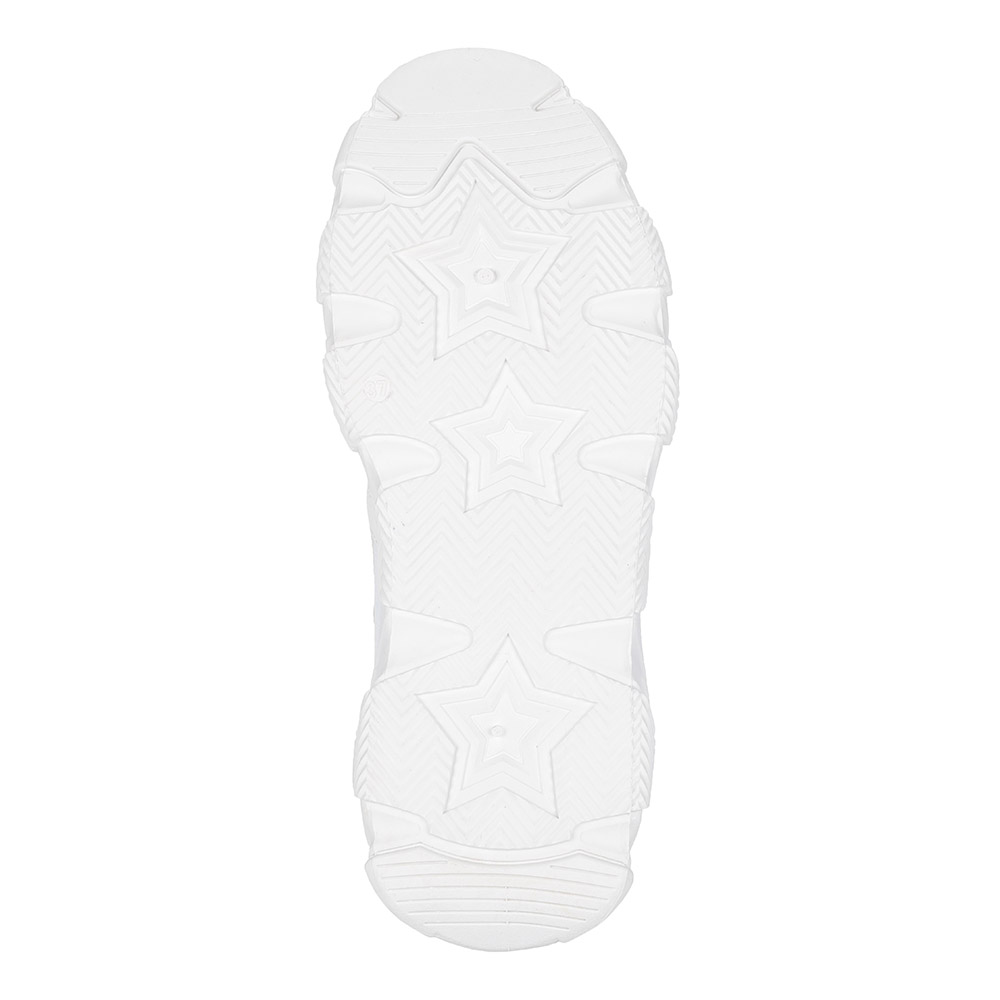 Белые кроссовки из текстиля Respect