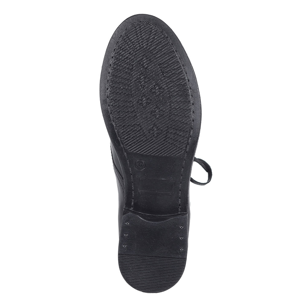 Черные ботинки из кожи Respect