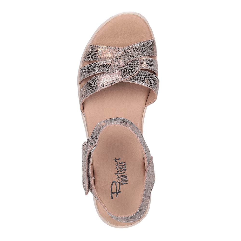 Сандалии на массивной белой подошве Respect