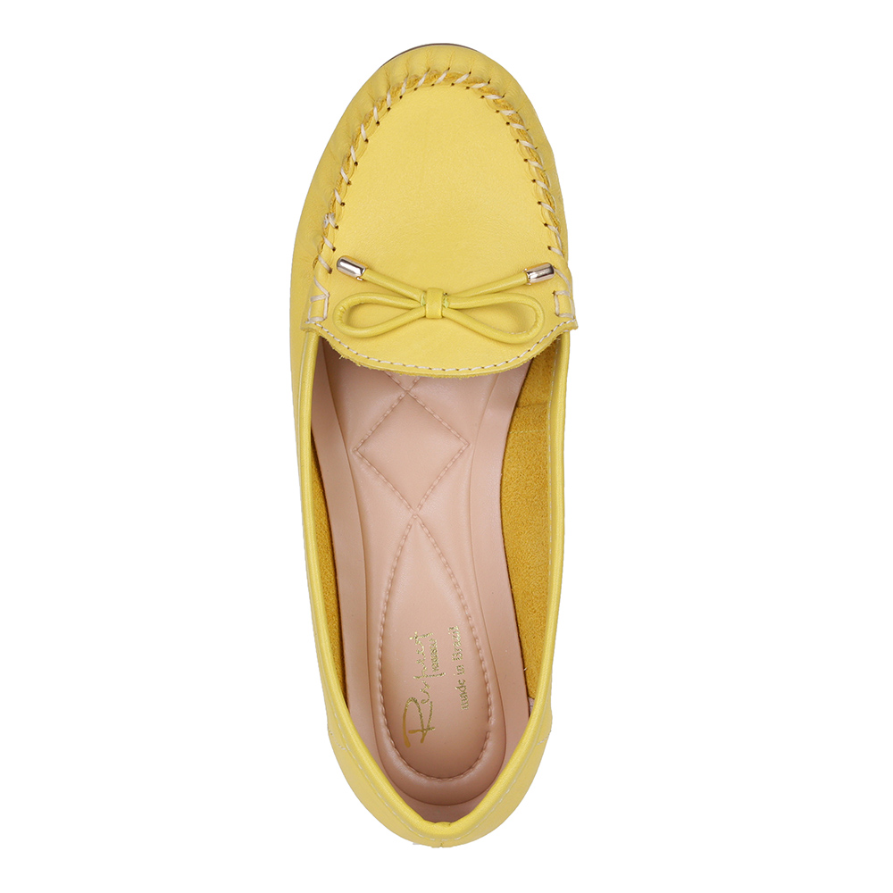 Классические мокасины в желтом цвете Respect