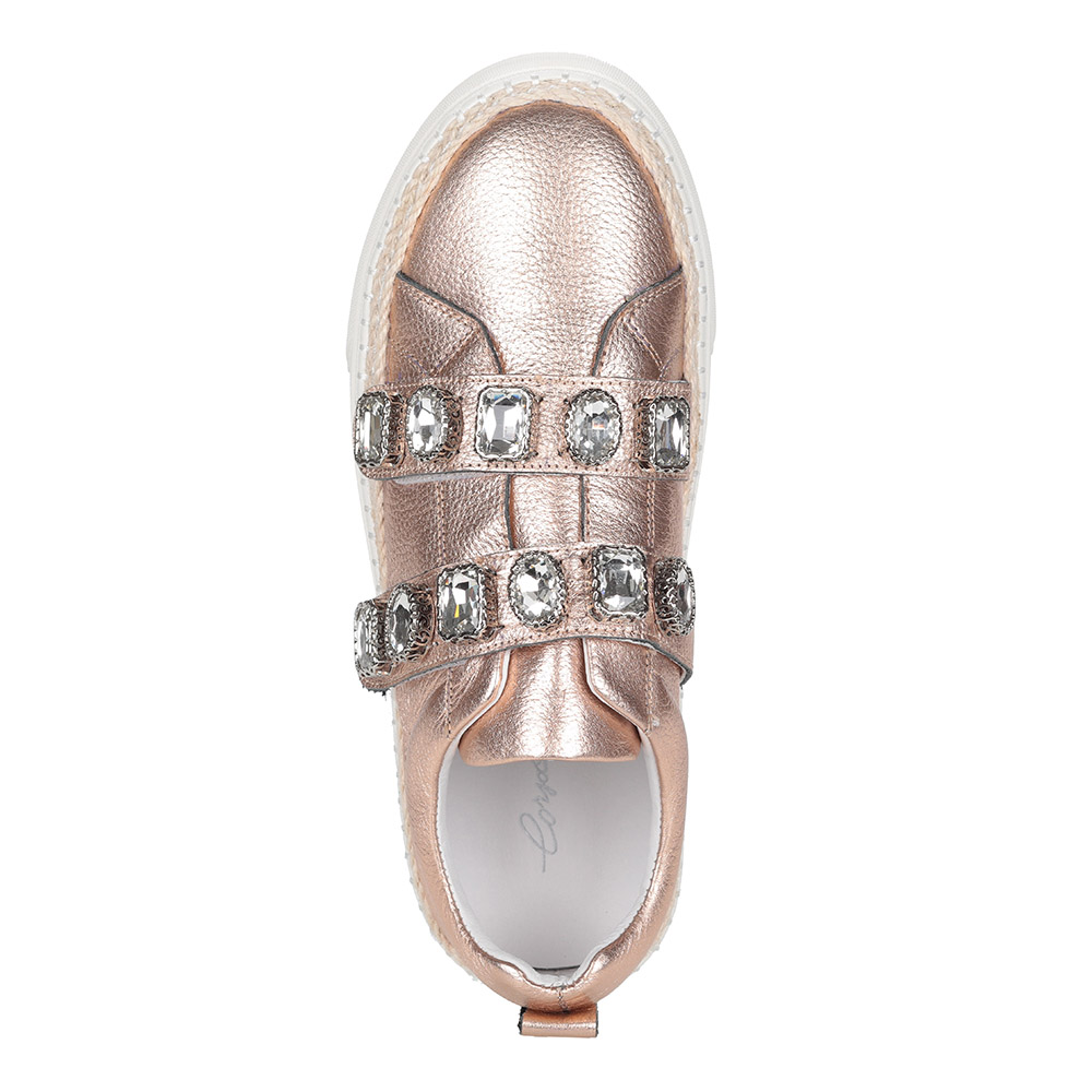 Бронзовые кеды с декором CorsoComo