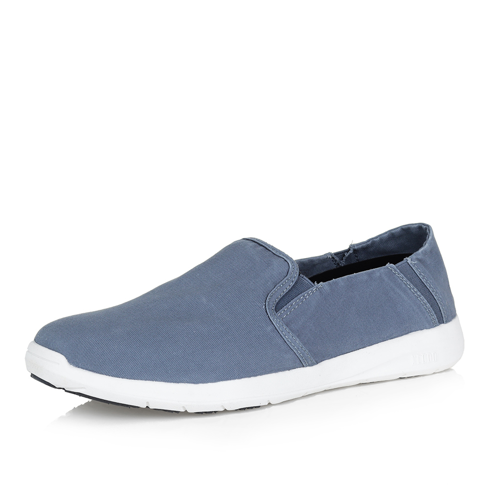 Голубые слипоны из текстиля Respect