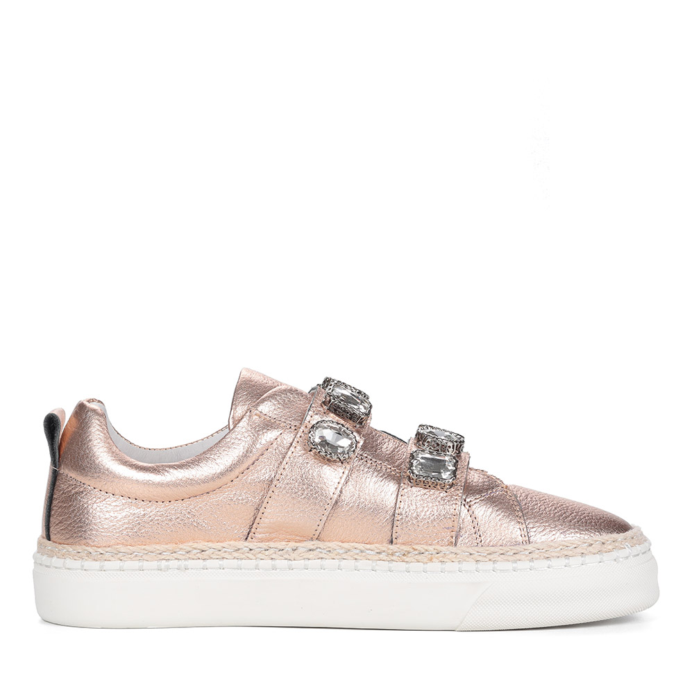 Бронзовые кеды с декором CorsoComo