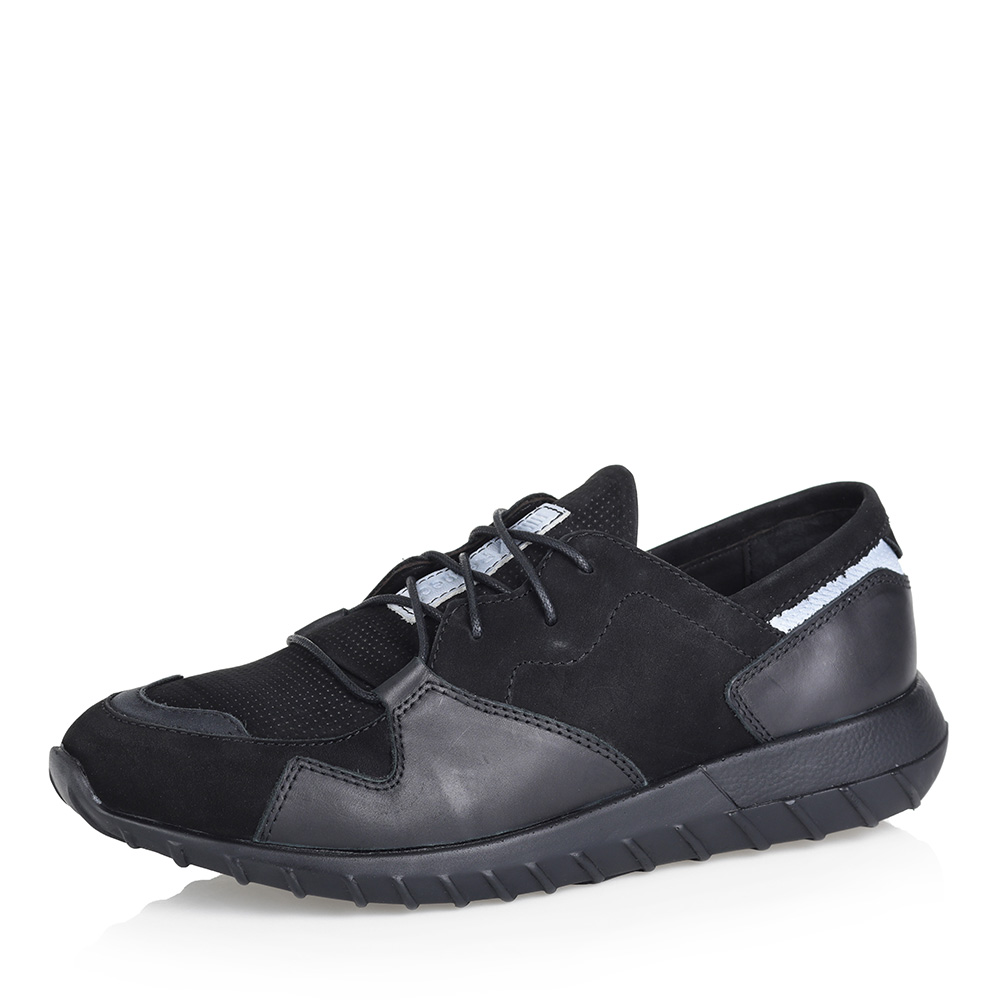 Черные кроссовки из нубука Respect