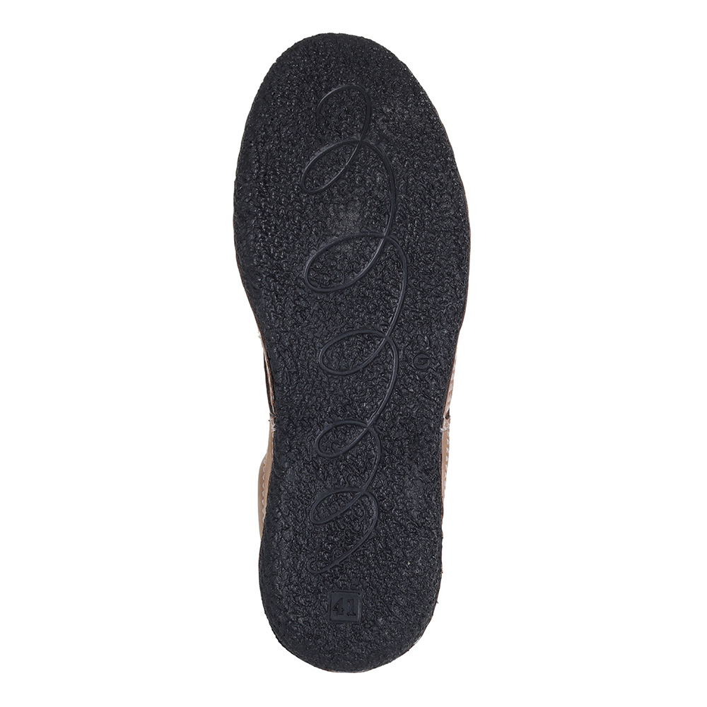 Бежевые полуботинки из нубука Respect