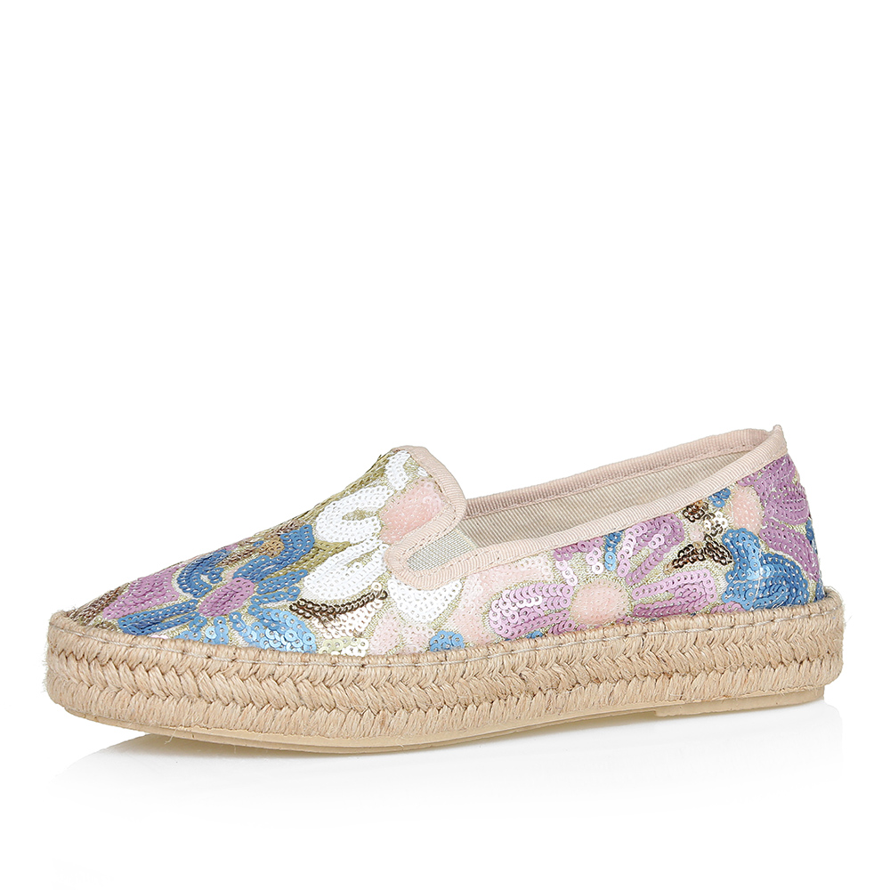 Разноцветные эспадрильи с пайетками Respect