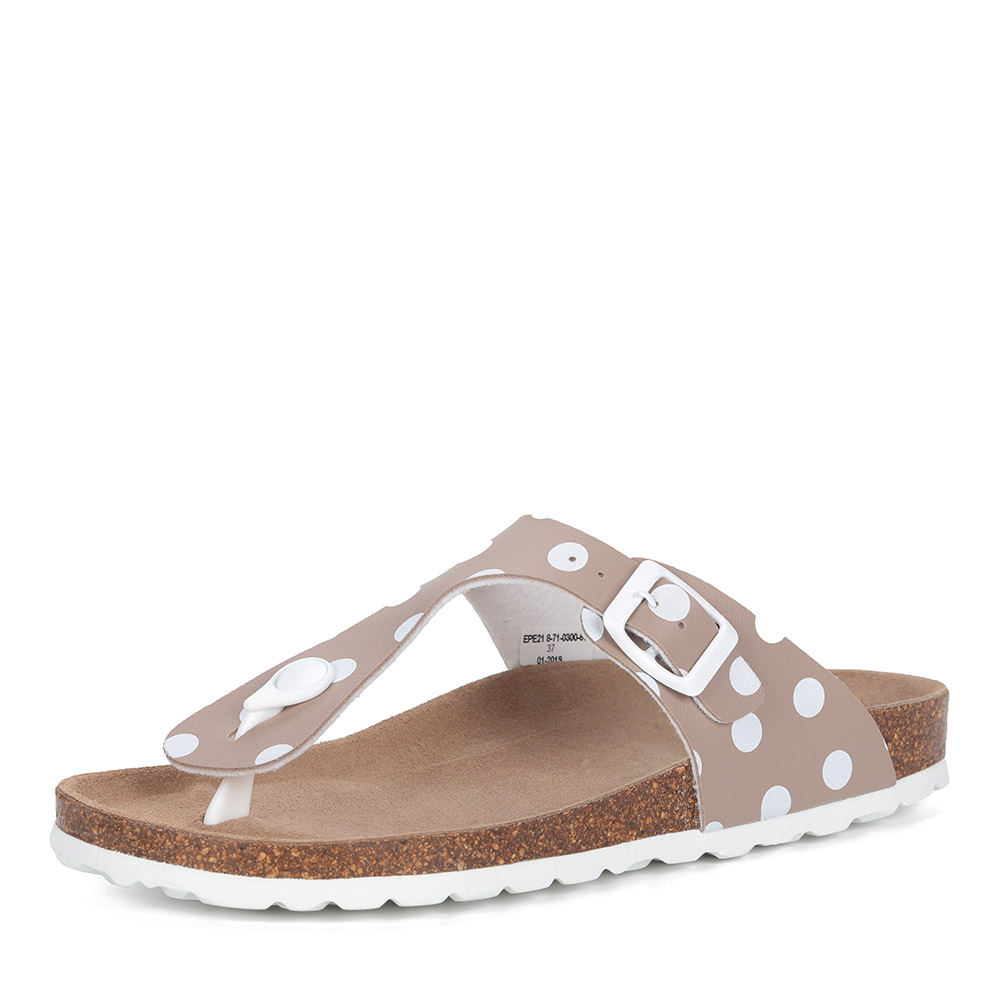 Комфортные сланцы с гороховым принтом Respect