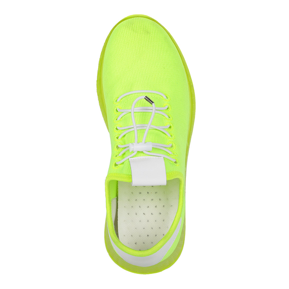 Желтые кроссовки из текстиля Respect