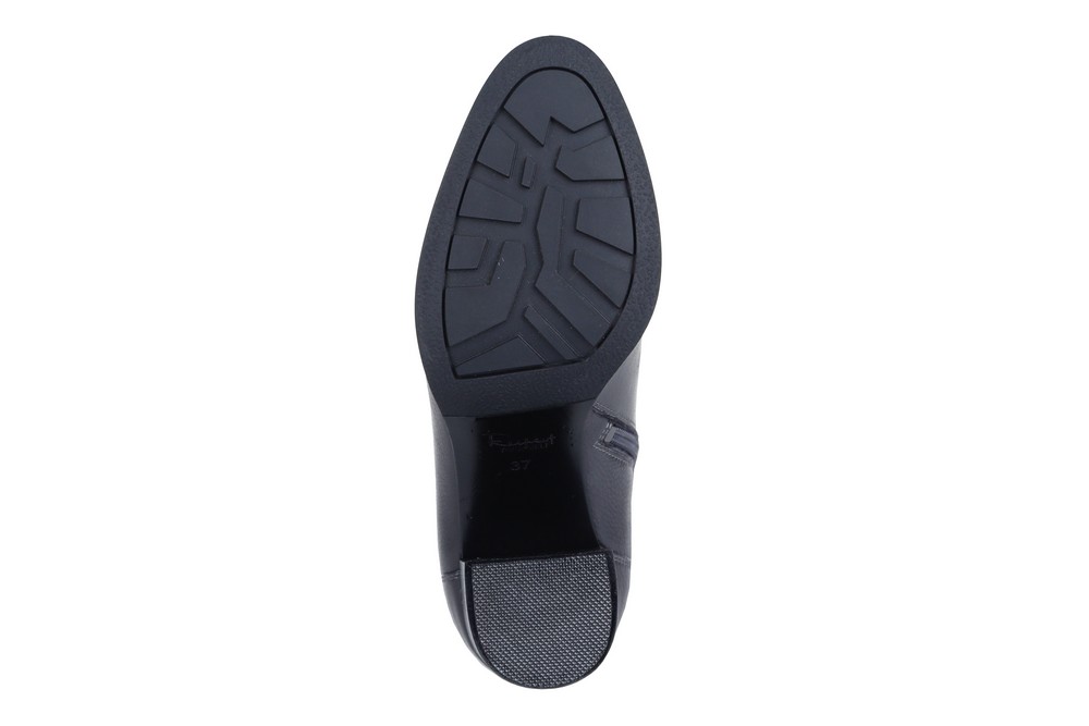 Кожаные сапоги серого цвета на меху Respect