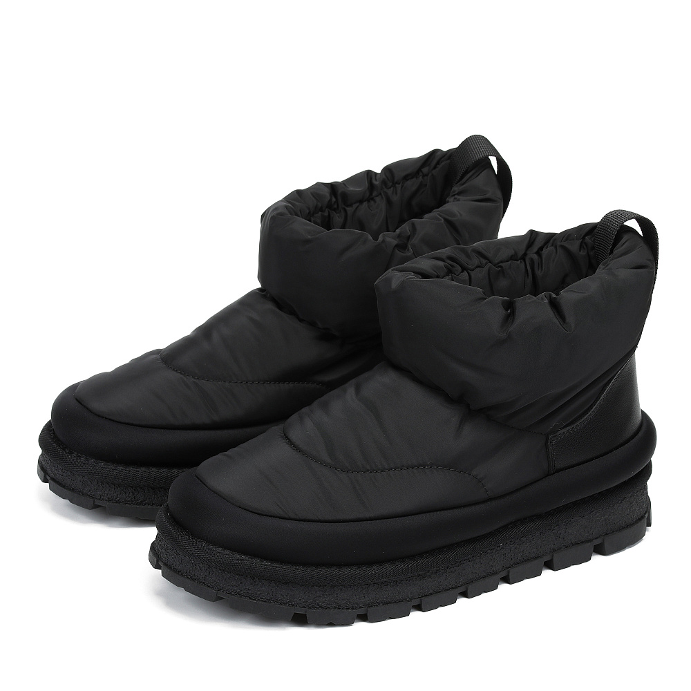 Черные дутики из текстиля Respect