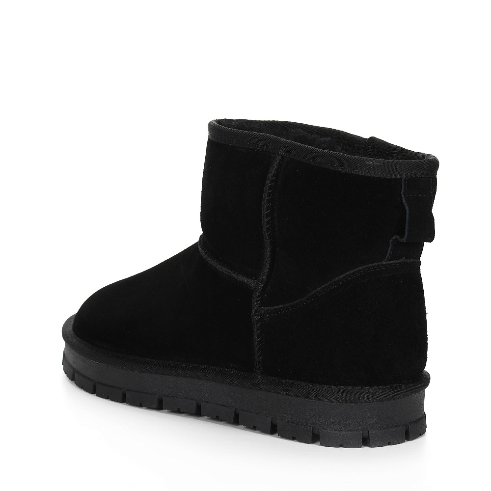 Черные угги из гидрофобного велюра Respect