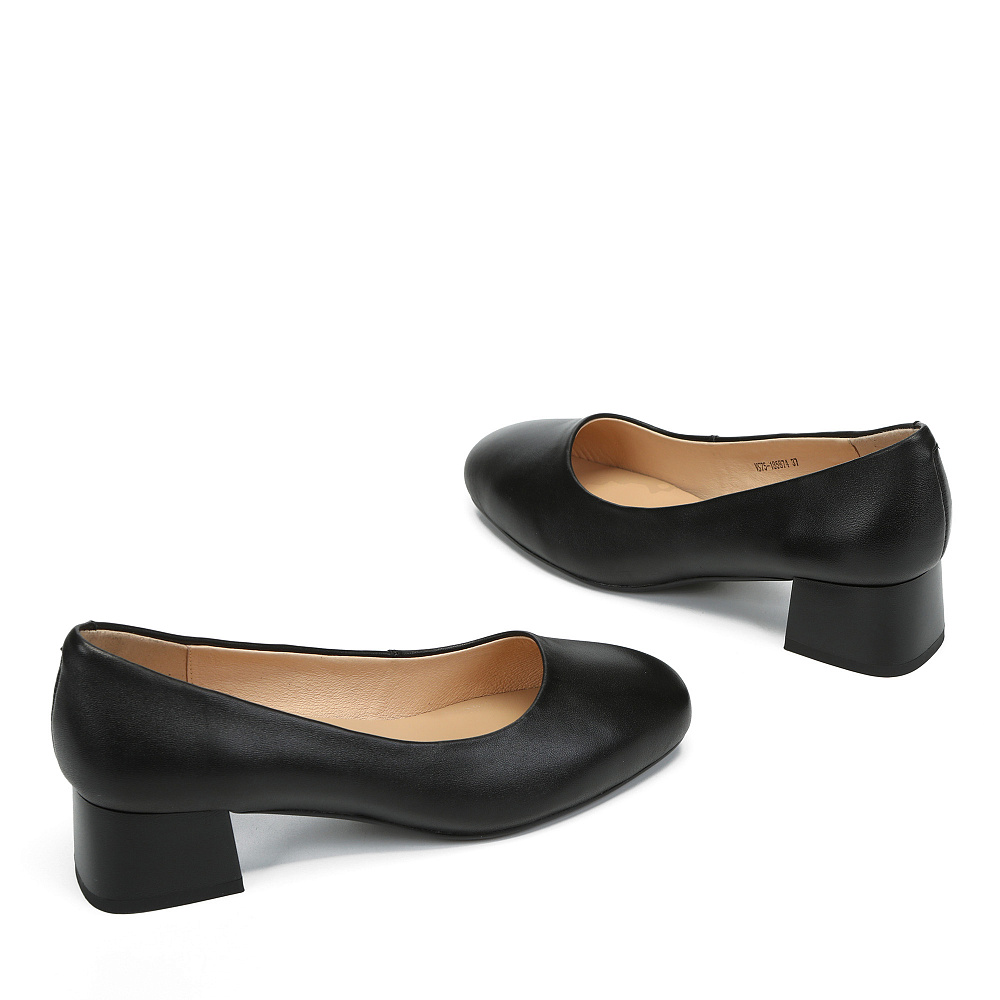 Черные туфли лодочки из гладкой кожи RESPECT PREMIUM