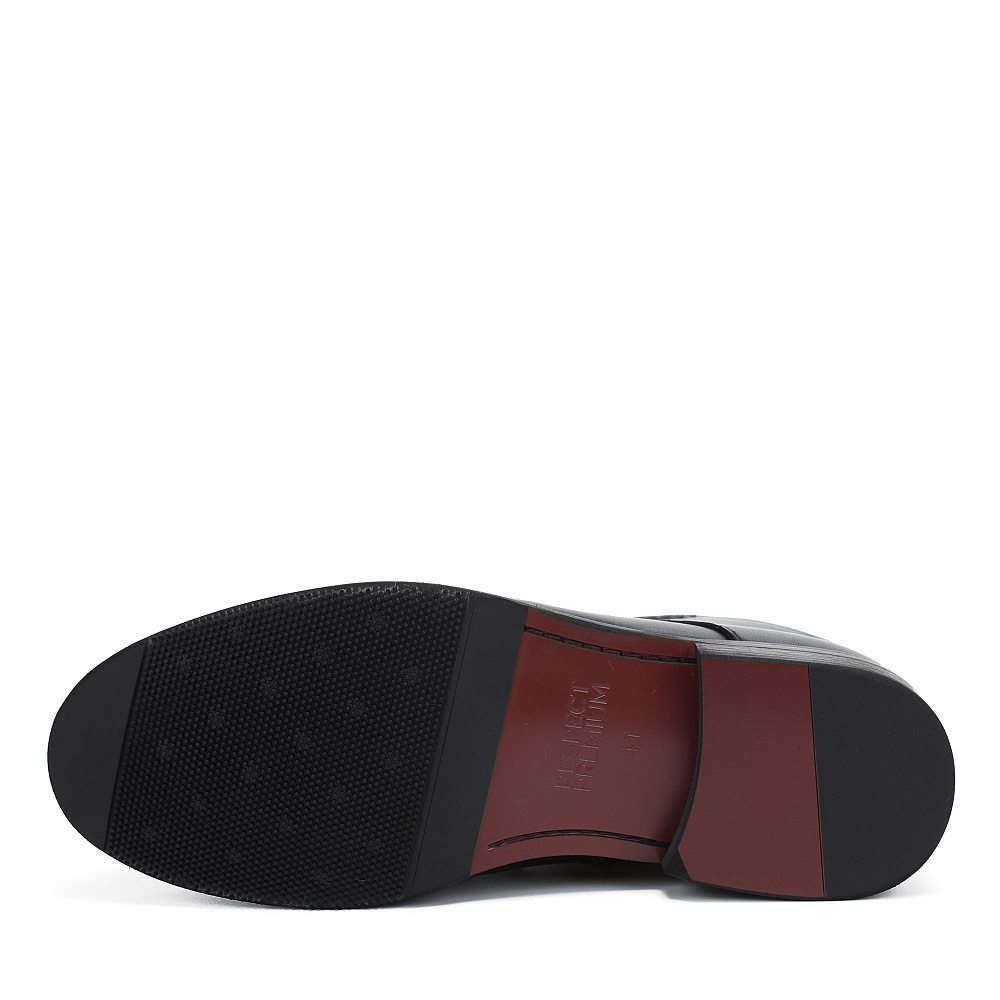 Черные зимние ботинки из гладкой кожи RESPECT PREMIUM