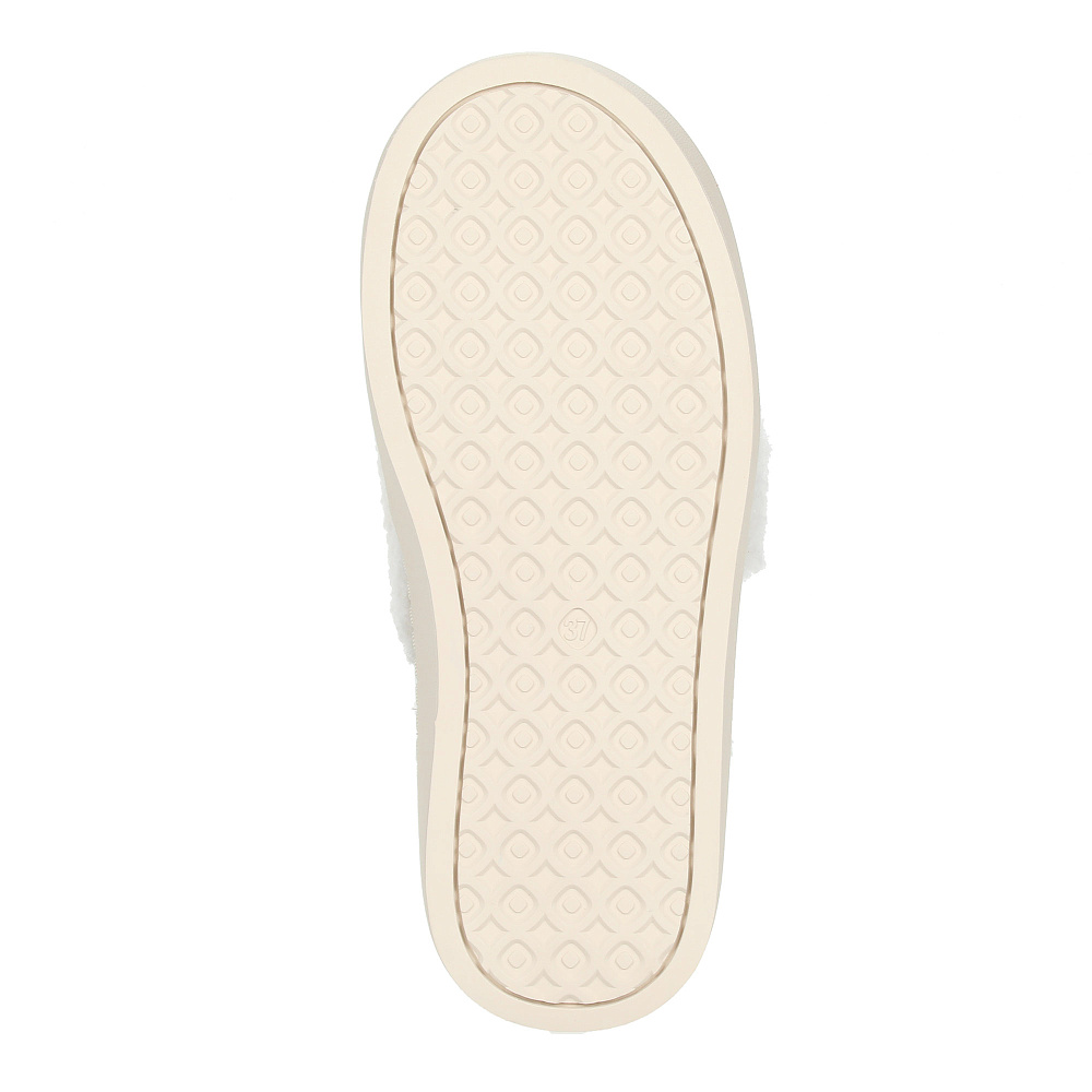 Бежевые утепленные слипоны из бархатистого велюра Respect